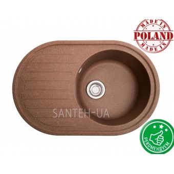 Мойка кухонная из искусственного камня Florena(терракот)