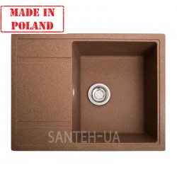 Мойка кухонная из искусственного камня Galand (терракот)