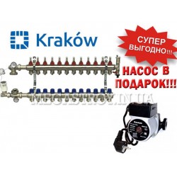 Коллектор для тёплого пола Krakow на 12 выходов