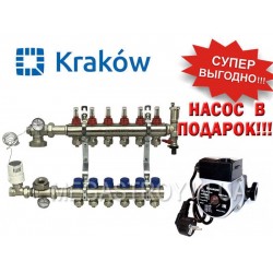Коллектор для тёплого пола Krakow на 6 выходов