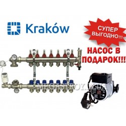 Коллектор для тёплого пола Krakow на 7 выходов
