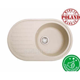 Мойка кухонная из искусственного камня Florena(жёлтая)