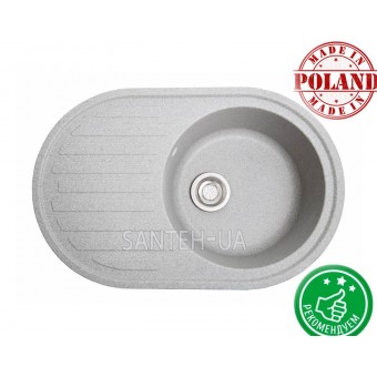 Мойка кухонная из искусственного камня Florena(серая)
